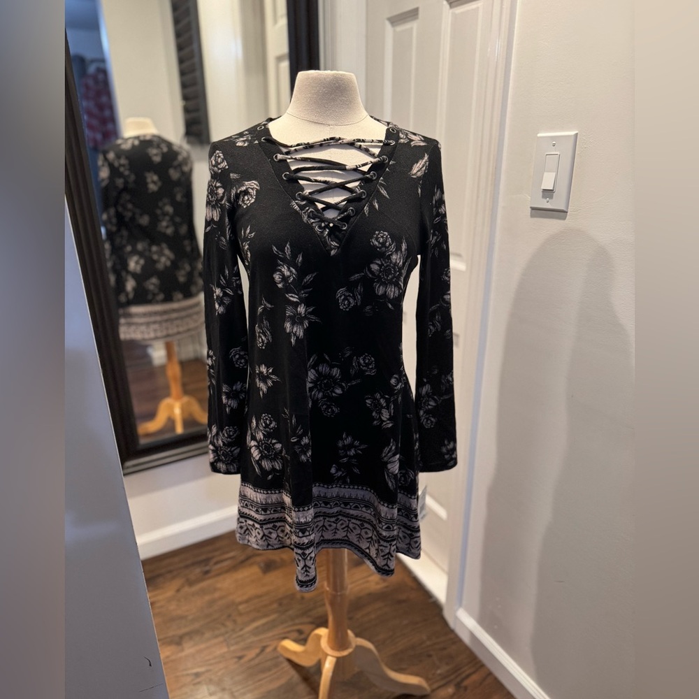 Black Floral Dress